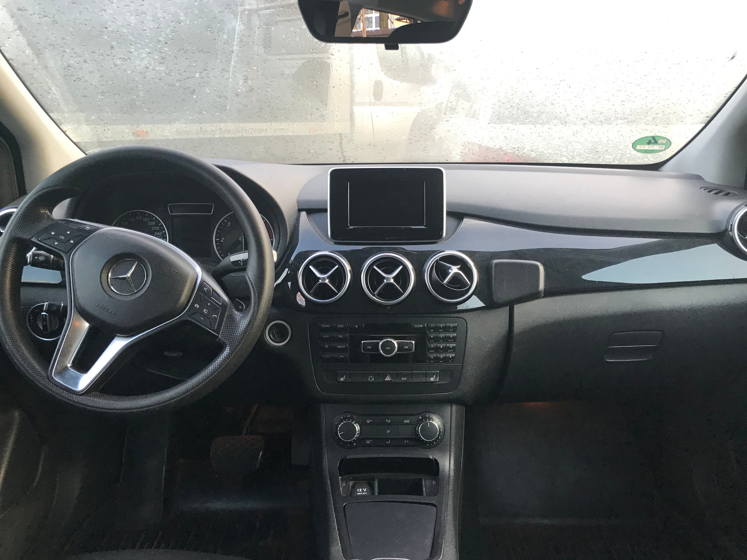 MERCEDES B КЛАС W246 DESKA PULPIT PODUSZKI ORYGIN foto 1