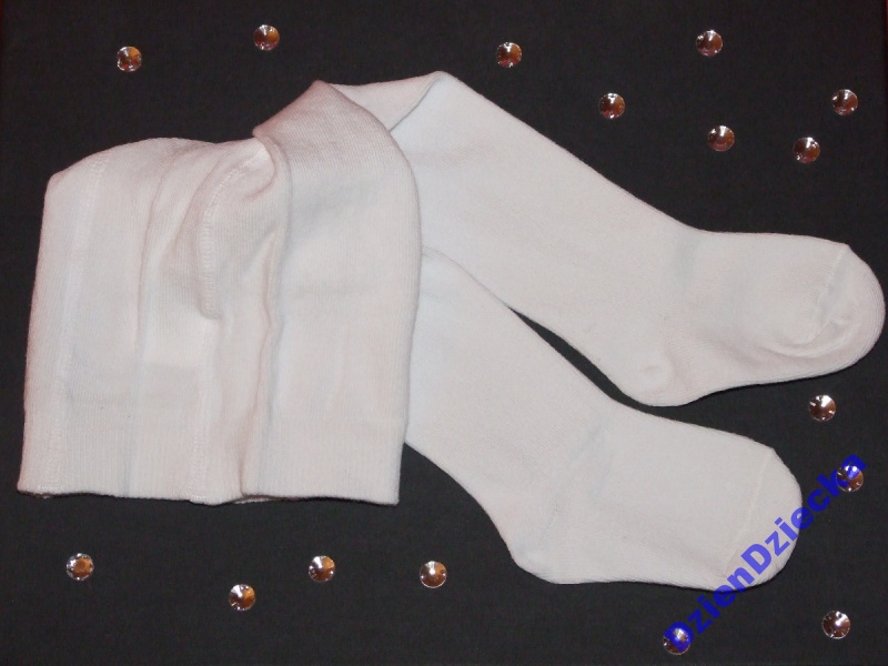 RAJSTOPKI DO CHRZTU dla dziewczynki *CHRZEST*56-62 Marka Inna marka