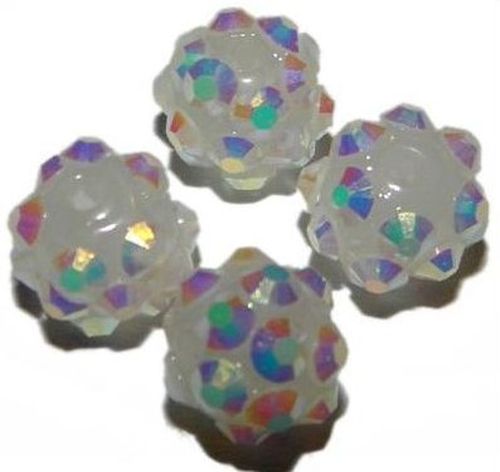Koraliki Shamballa Z Żywicy 8 MM 5 Szt
