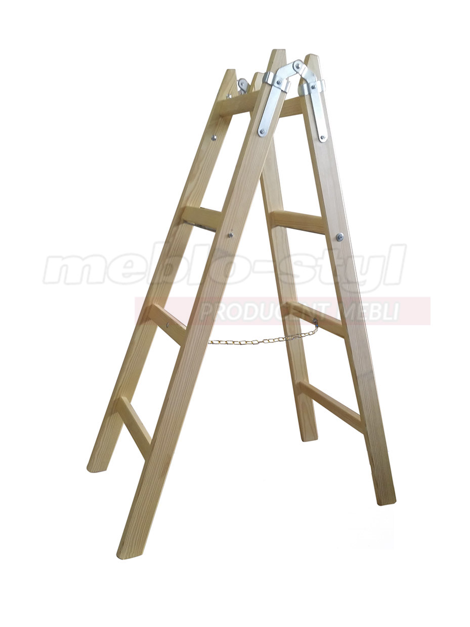 

Drewniana Drabina Malarska Rozstawna 2x4 Szczeble