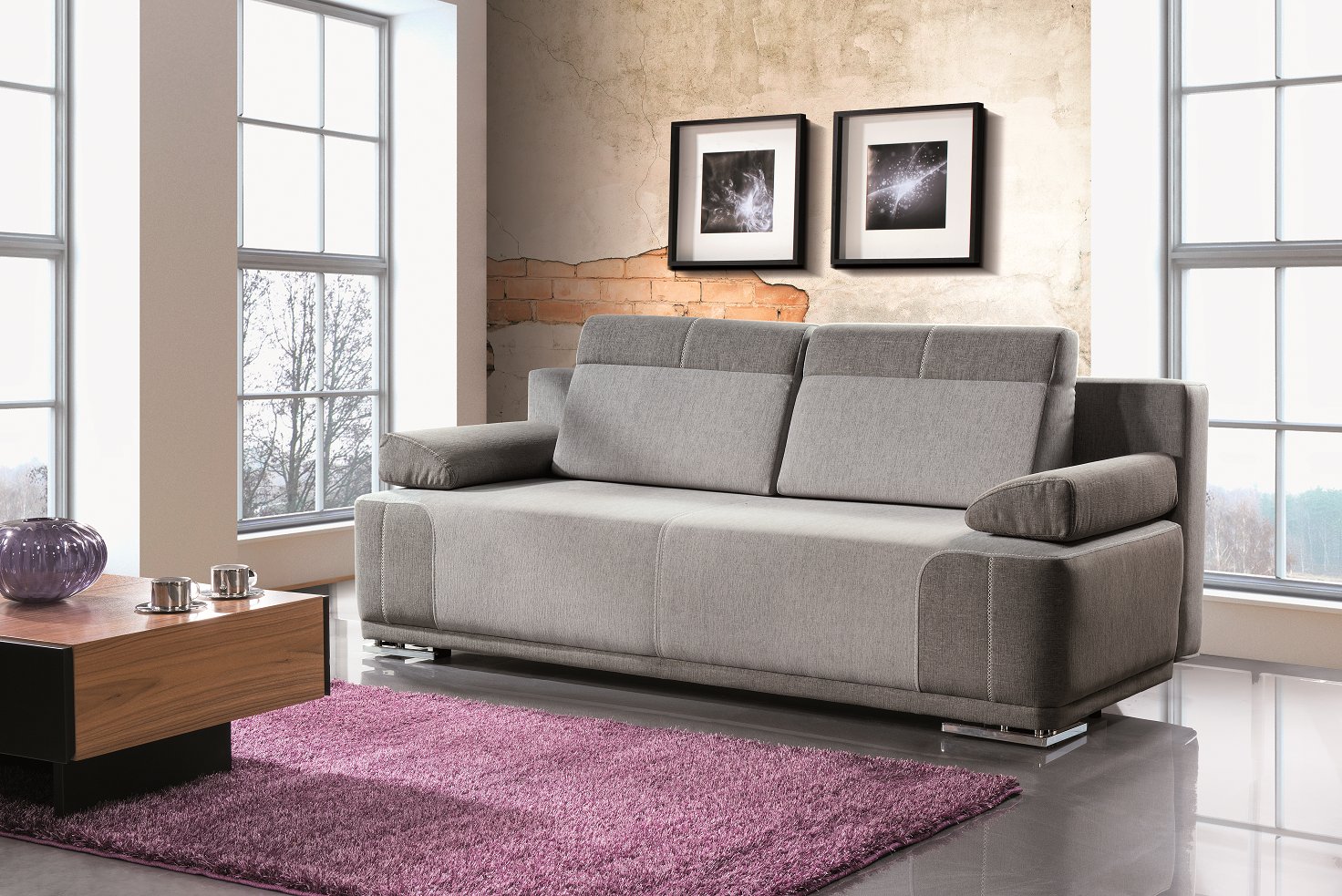 LIBRO Sofa Kanapa rozkładana ASTON 3FBA Jakość ! Wielkość trzyosobowa