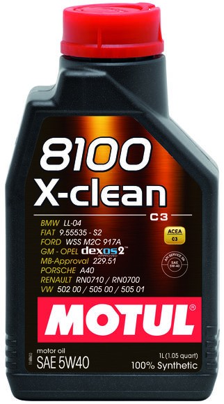 

Motul 5W40 1L 8100 X-clean C3