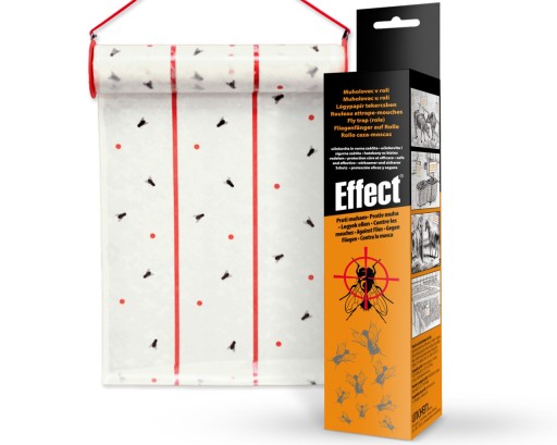 

Lep Na Muchy Owady Klej Na Roli W Rolce 10M Effect