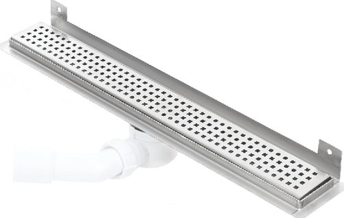 Kesmet lineárny odtok 100 cm nástenný, 10 vzorov