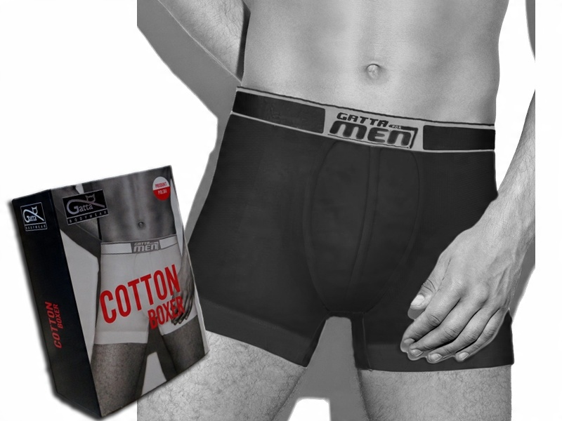 

as. Bokserki męskie Gatta Cotton Boxer , XL czarne