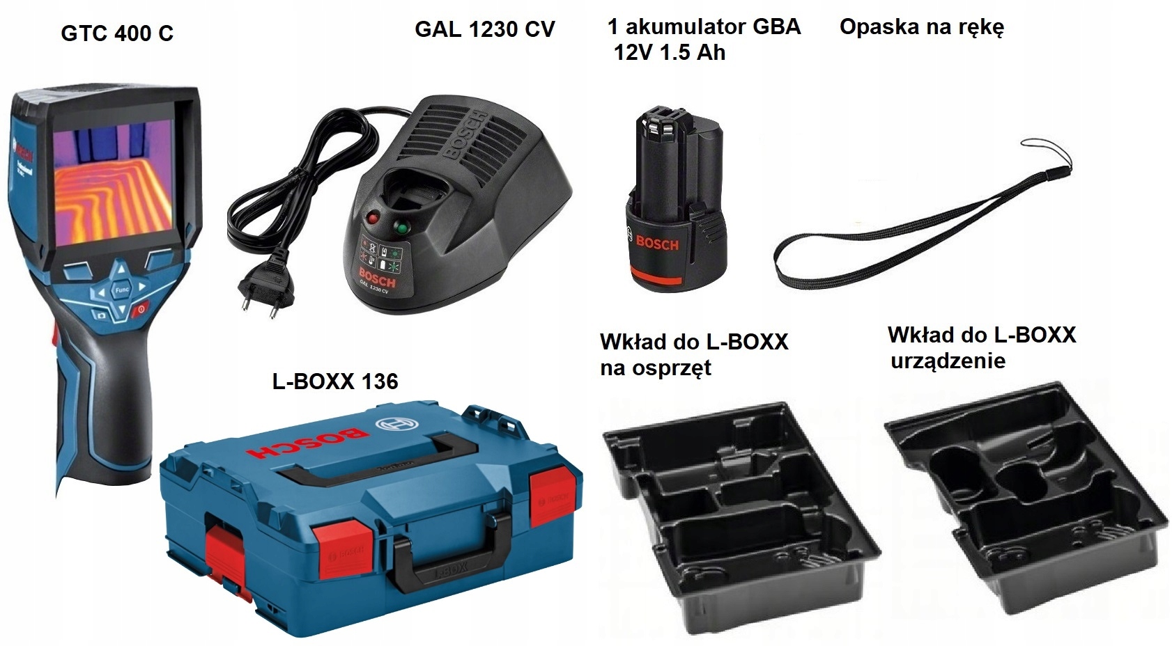 TERMO-DETEKTOR BOSCH GTC 400 C PROFESSIONAL Kod producenta 0601083101 / GTC400C