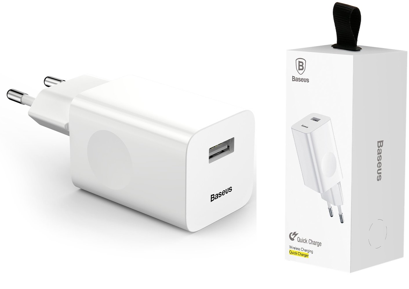 

Baseus Szybka Mocna Ładowarka QuickCharger 3.0 24W
