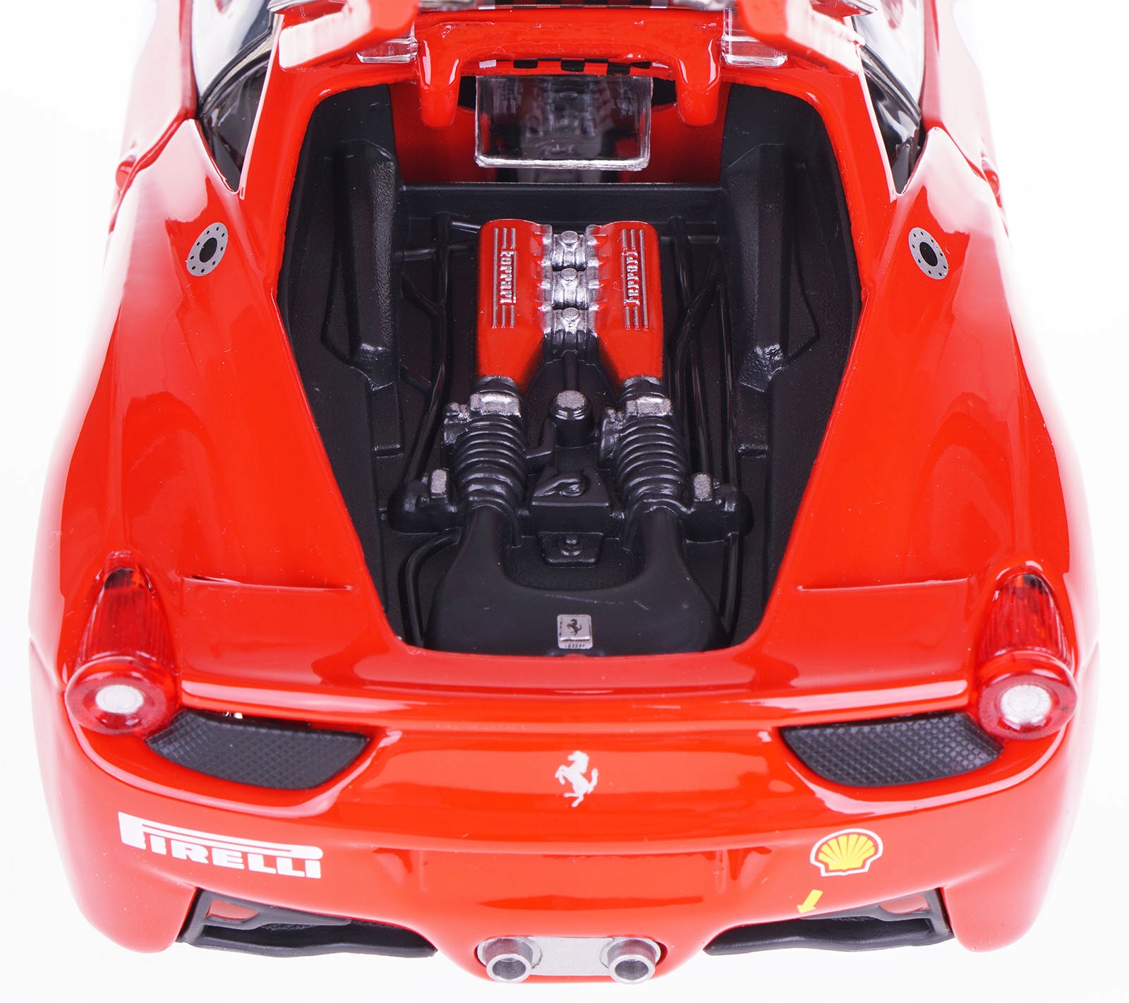 FERRARI 458 CHALLENGE BBURAGO METAL MODEL 1:24 Assembled condition Whole / die cast