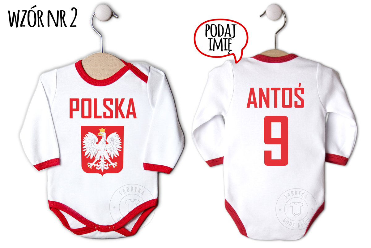 BODY KIBIC POLSKA DWUSTRONNY NADRUK DŁ. RĘKAW 56 Marka Inna marka