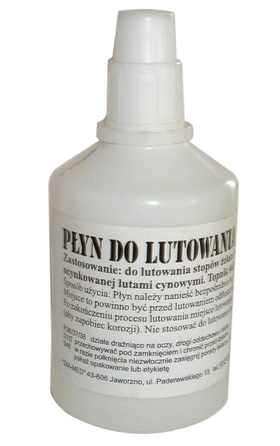 

Kwas Lutowniczy Do Lutowania Ocynku 60ml Topnik