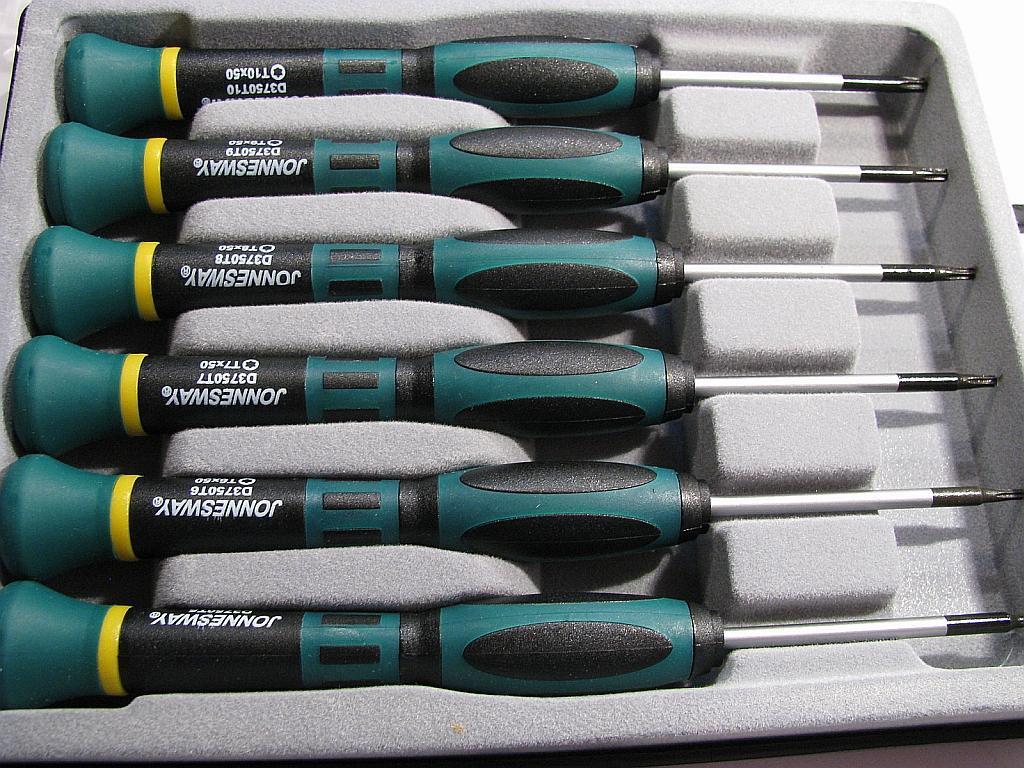 WKRETAKI PRECYZYJNE TORX T5-T10 JONNESWAY D3750T06 Liczba elementów zestawy