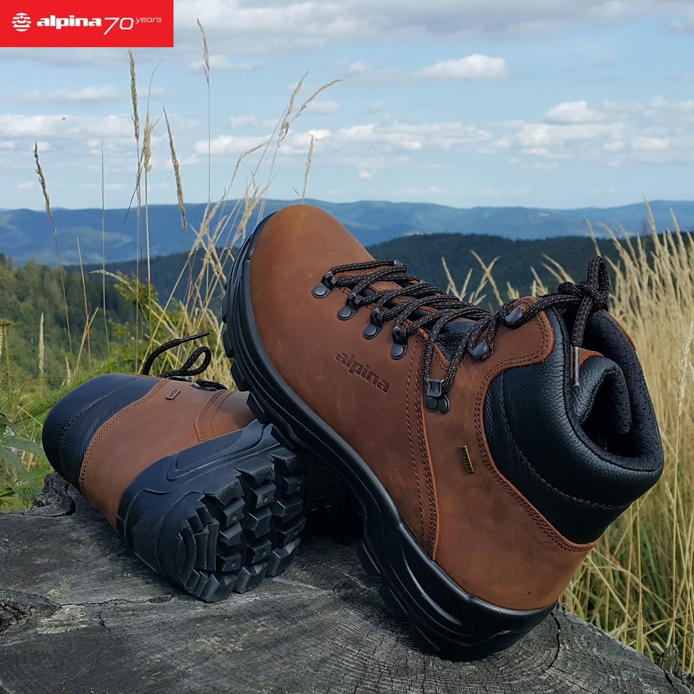 ALPINA TUNDRA Skóra Buty Trekkingowe 100%EU!r.39 Materiał zewnętrzny skóra naturalna nubuk