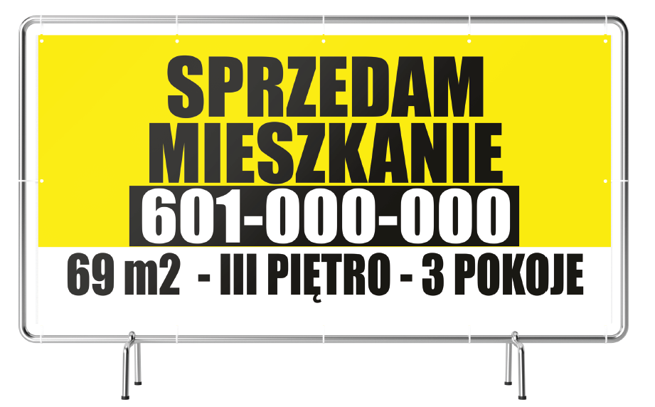 Baner SPRZEDAM - WYNAJMĘ -Dom/Mieszkanie 26 wzorów Marka inny