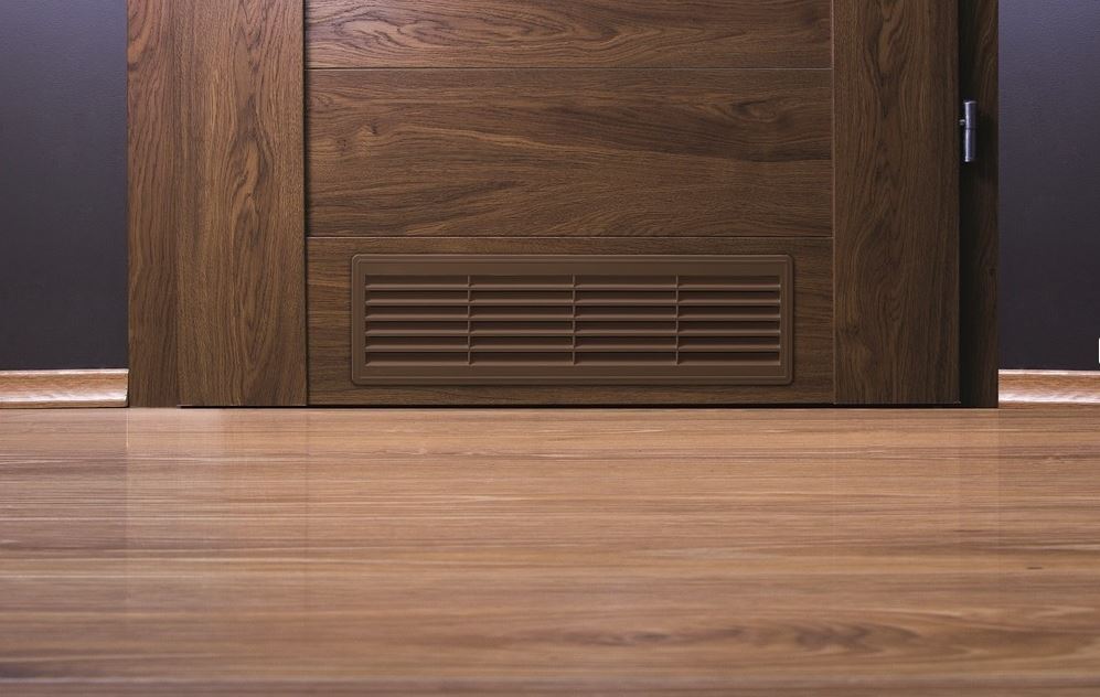 AWENTA KRATKA WENTYLACYJNA DRZWIOWA WC T15 BRĄZ Marka Awenta