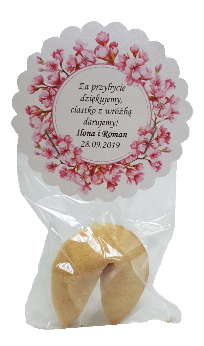 

Podziękowanie Dla Gości / Ciasteczko Z Wróżbą