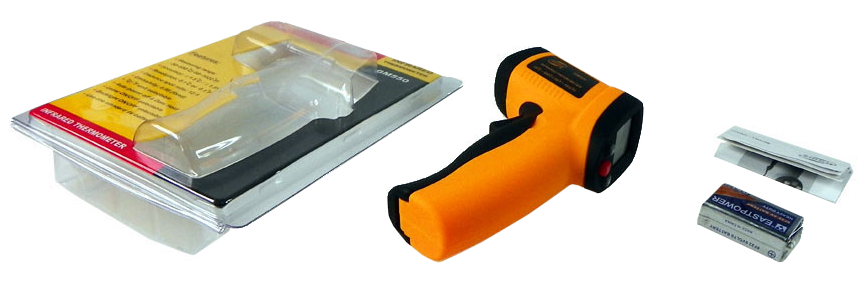 PIROMETR TERMOMETR LASEROWY BEZDOTYKOWY -50 +550 Model GM550