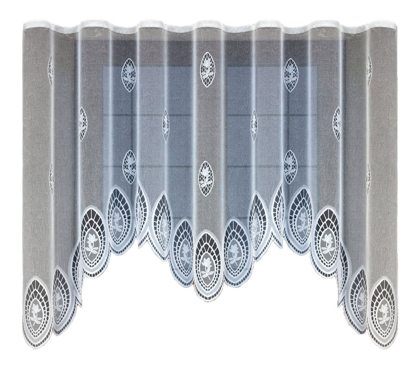 

!biała Firanka Żakardowa 22234 Rozmiar: 160x400 CM