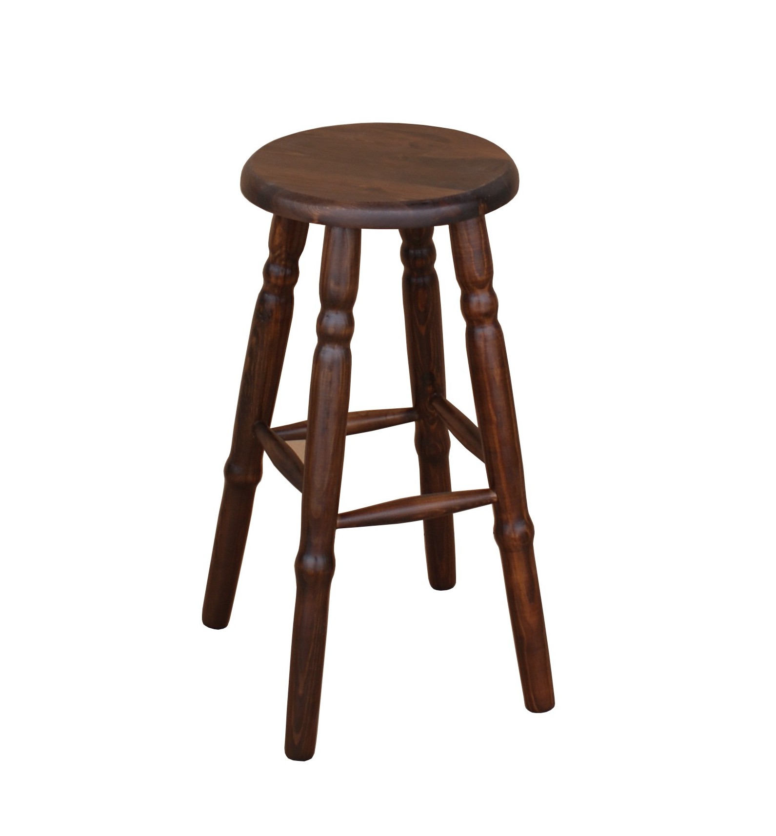 TABORET SOSNOWY BAROWY HOKER 60 cm kolor brąz Marka Metdrew