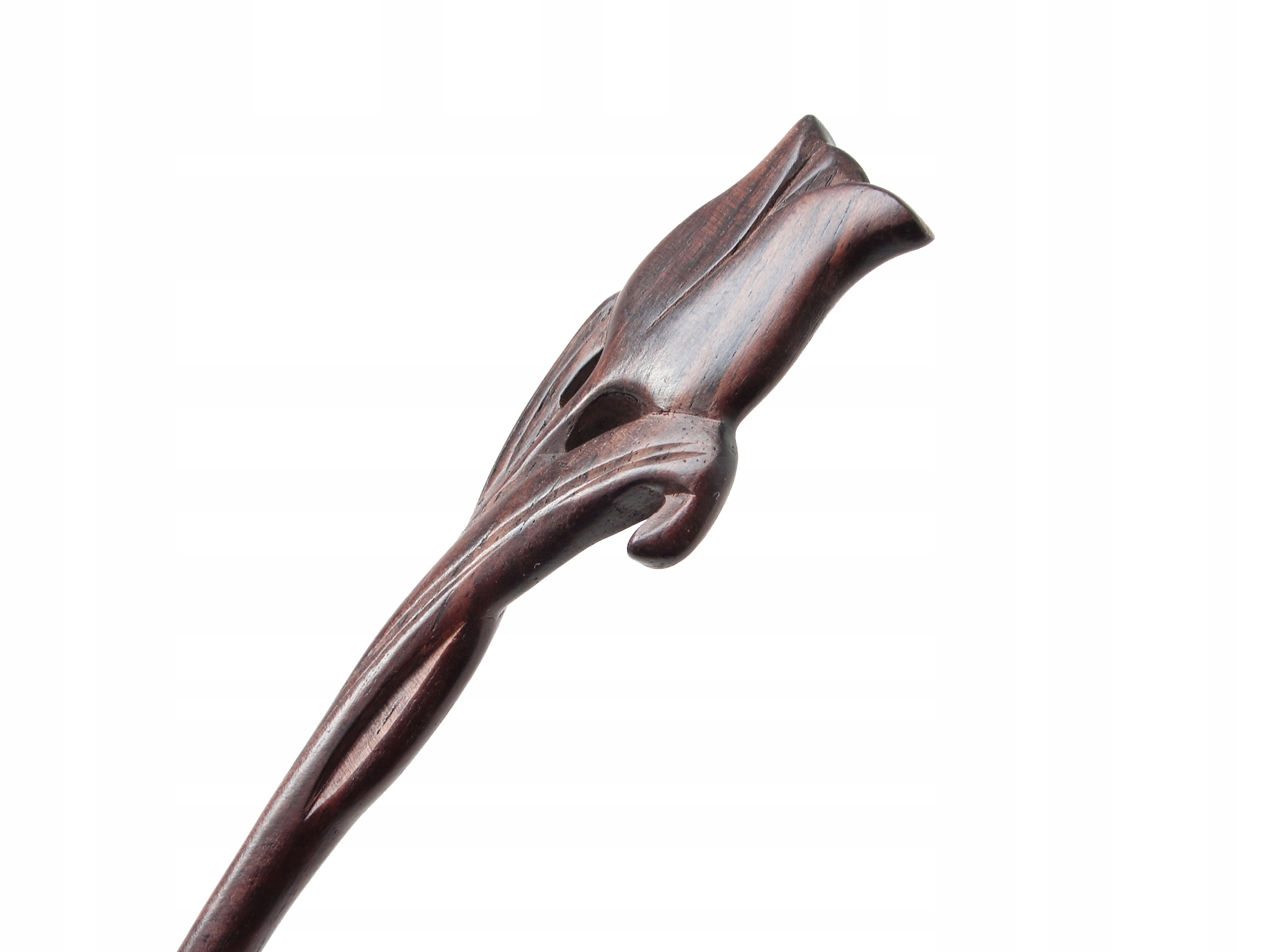 Drewniana szpilka igła do włosów koka - kwiatek tulipan - na prezent EAN (GTIN) 59054238