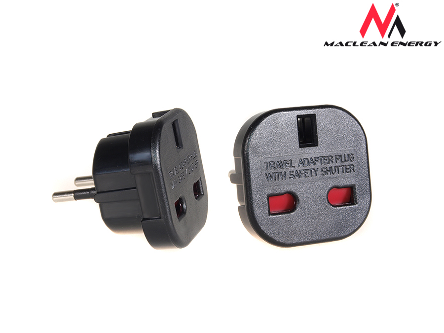 Wtyczka adapter przejściówka angielska UK na PL EU EAN (GTIN) 5902211100287