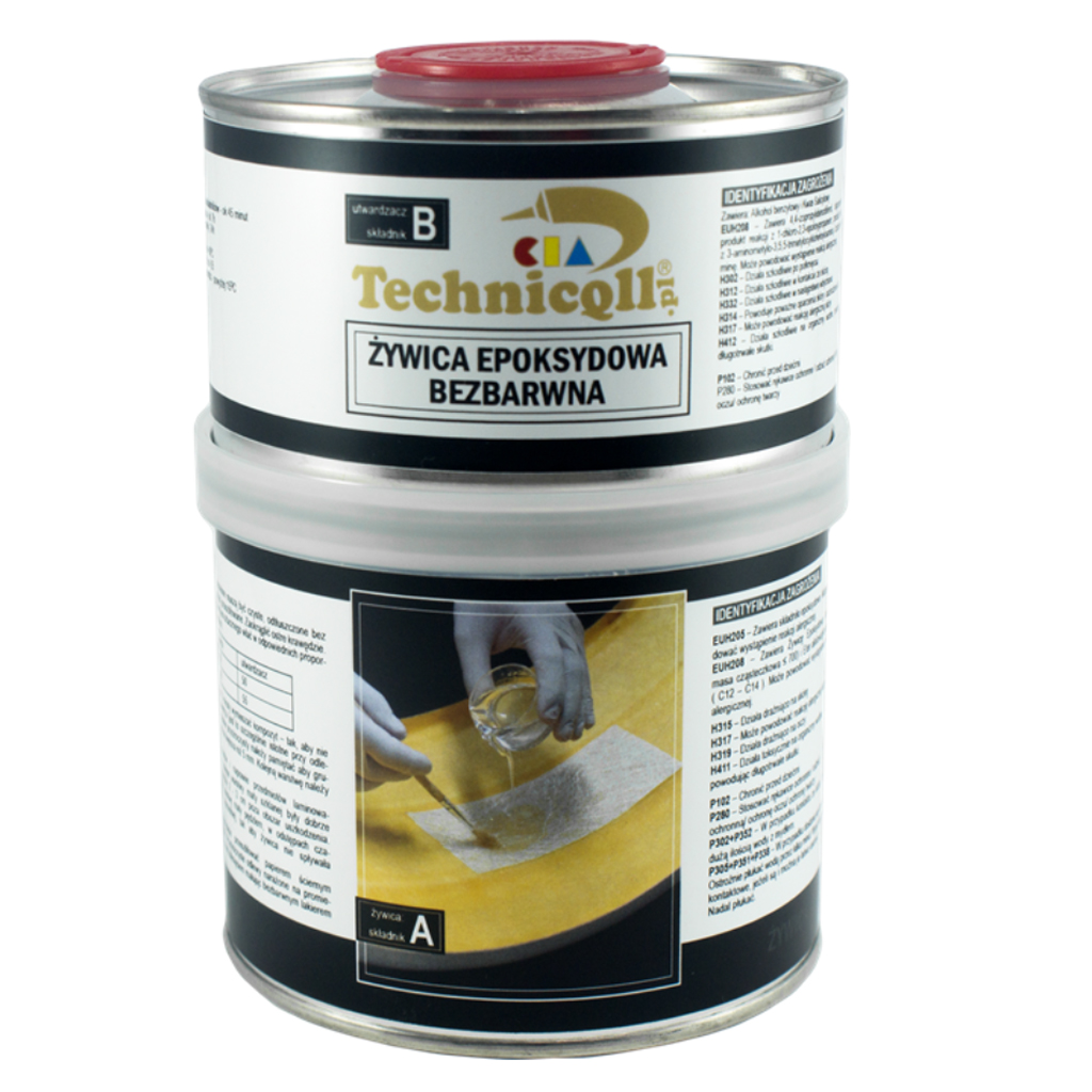 

Żywica Epoksydowa Bezbarwna – 500g+250g Technicqll
