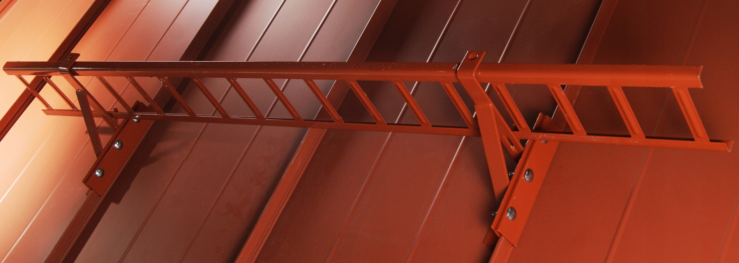 Komplet: Płotek 2m 5uchwytów ocynkowany na rąbek Materiał stal ocynkowana