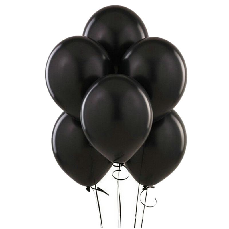 

Balony Czarne Balon 12SZT Party Urodziny Panieński