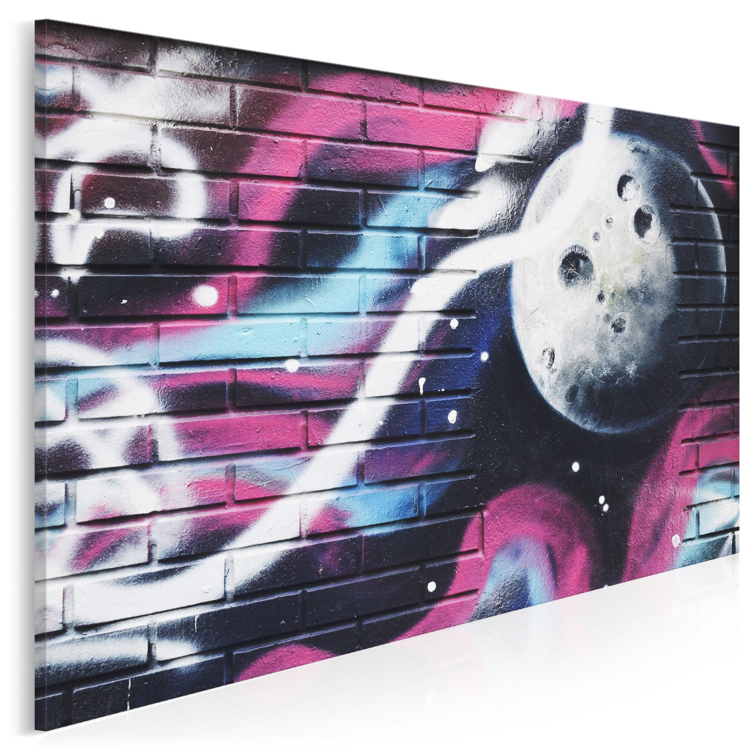 

948201 Fotografia na płótnie Noc Graffiti Mur