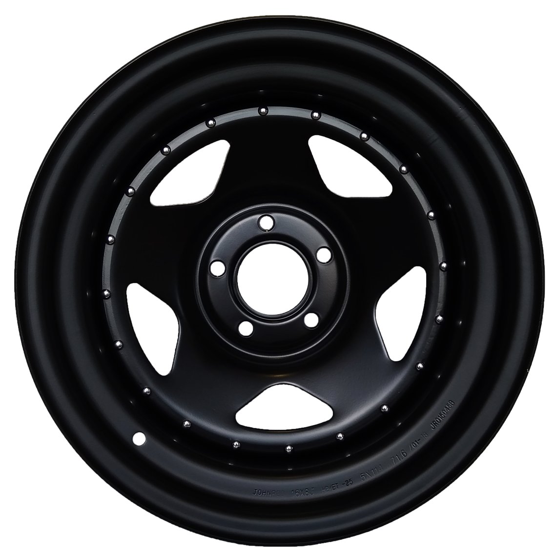 FELGI STALOWE CZARNY MAT 17X8 5X120 Amarok T5T6 T7