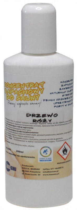 KONCENTRAT ZAPACHOWY DO SAUNY DRZEWO RÓŻY 200 ml
