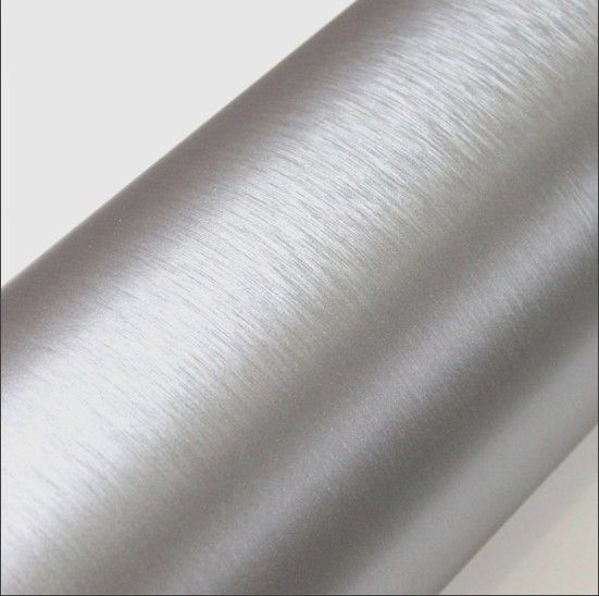 Фольга шпон алюминий матовый 152 x 100 см ширина 152 см