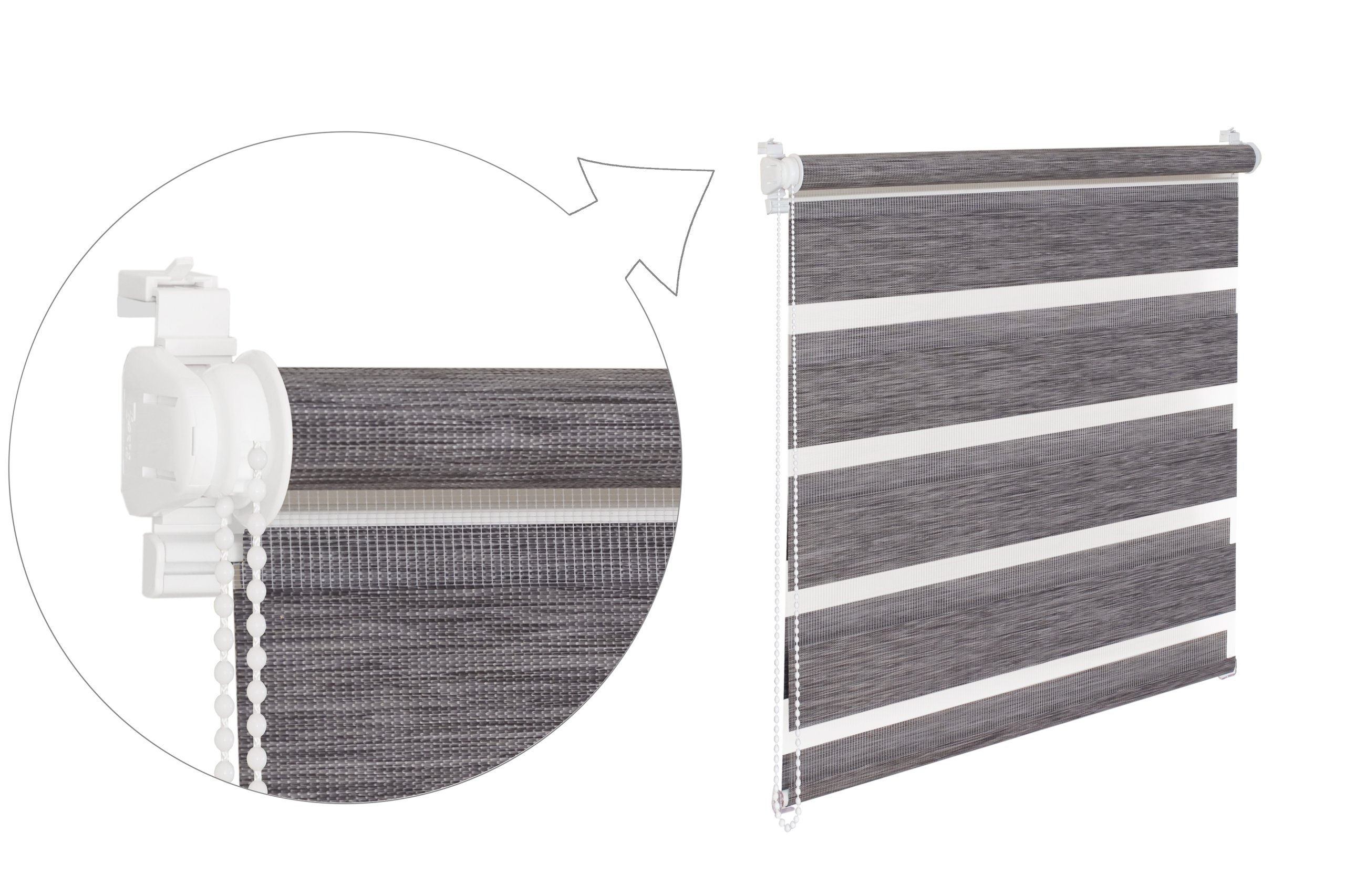 Roleta dzień i noc PREMIUM na wymiar 116x150 Kod producenta RPDN116150