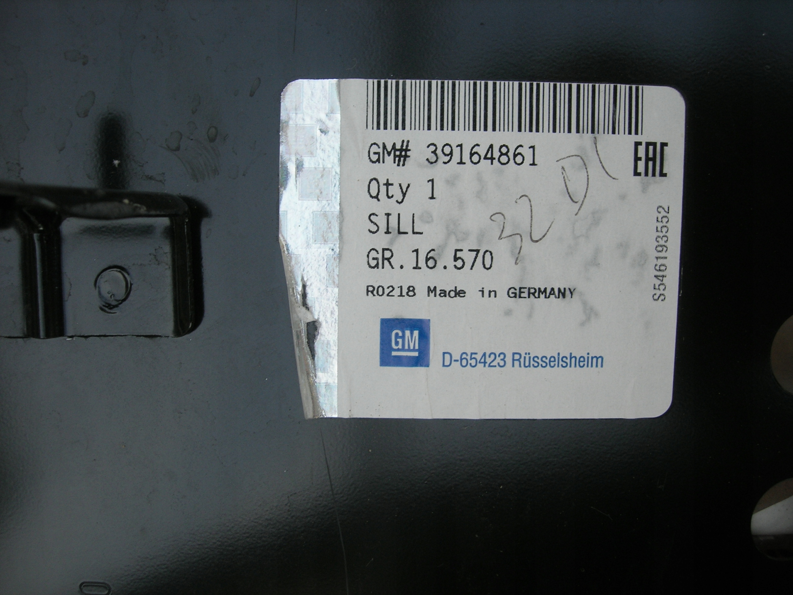 OPEL INSIGNIA B II PRÓG PRAWY Producent części Opel OE