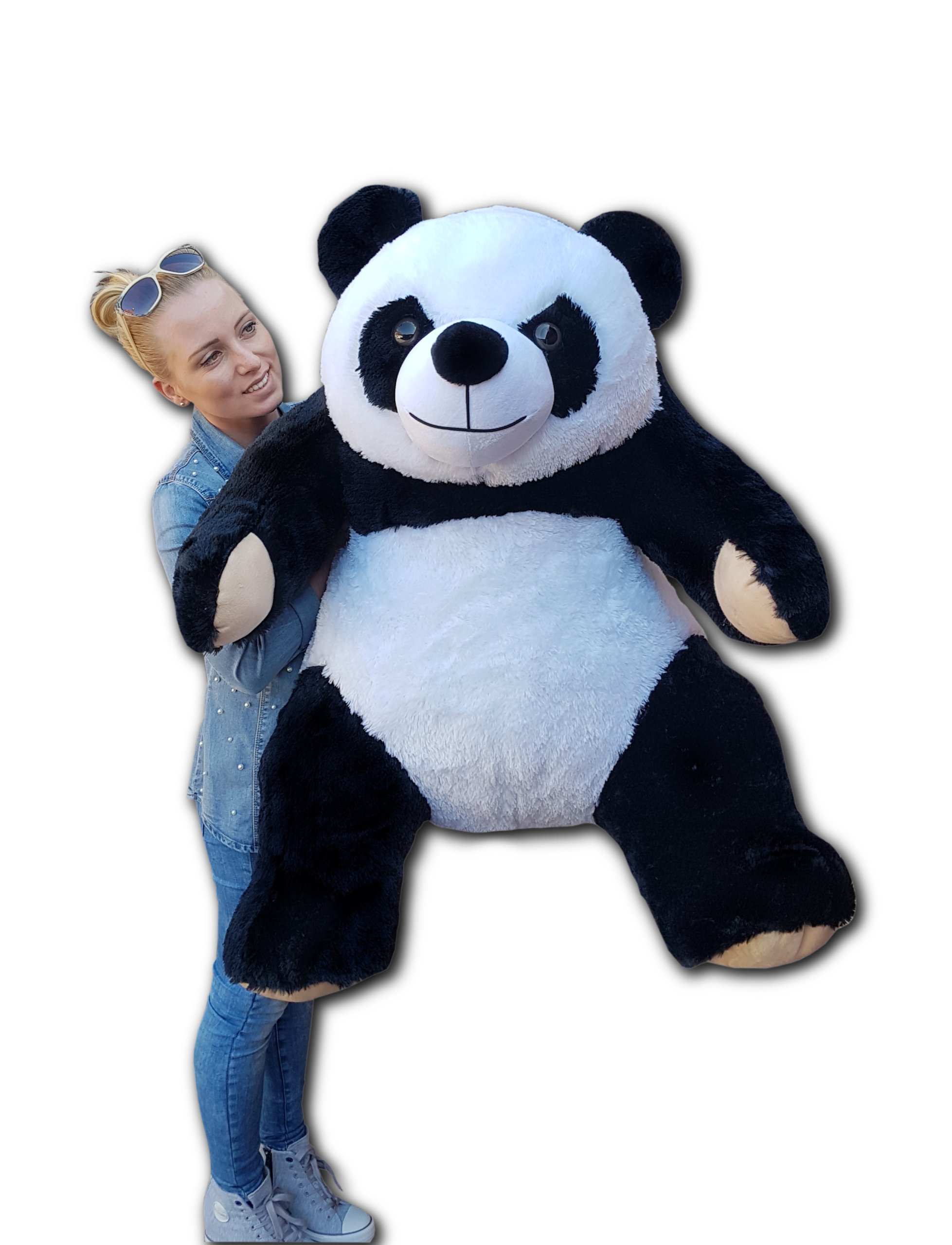 PANDA DUŻY MIŚ PLUSZOWY WIELKA MASKOTKA 145cm. Wiek dziecka 3 lata +