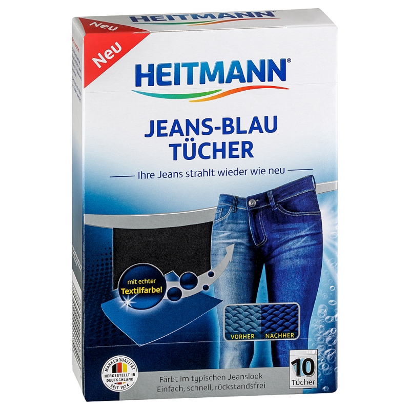 

Heitmann Chusteczki Farbujące Do Jeansu 10SZT.