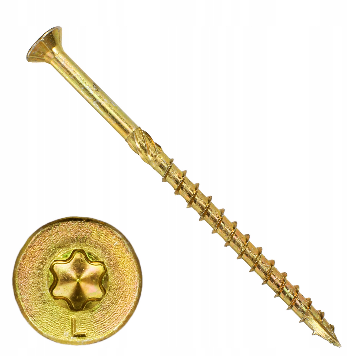 

Wkręty ciesielskie 6x120 do drewna stozek Torx 50