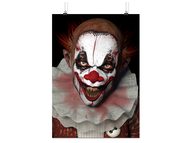 

Plakat Clown Klaun Cyrk 90x60 CM 11 Wzorów Matowy