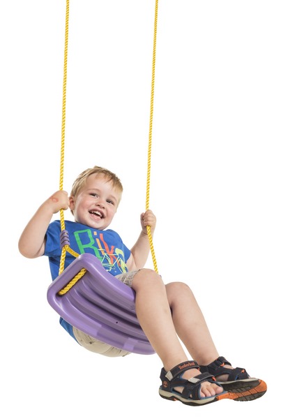 Huśtawka plastikowe z linami o regulowanej długos