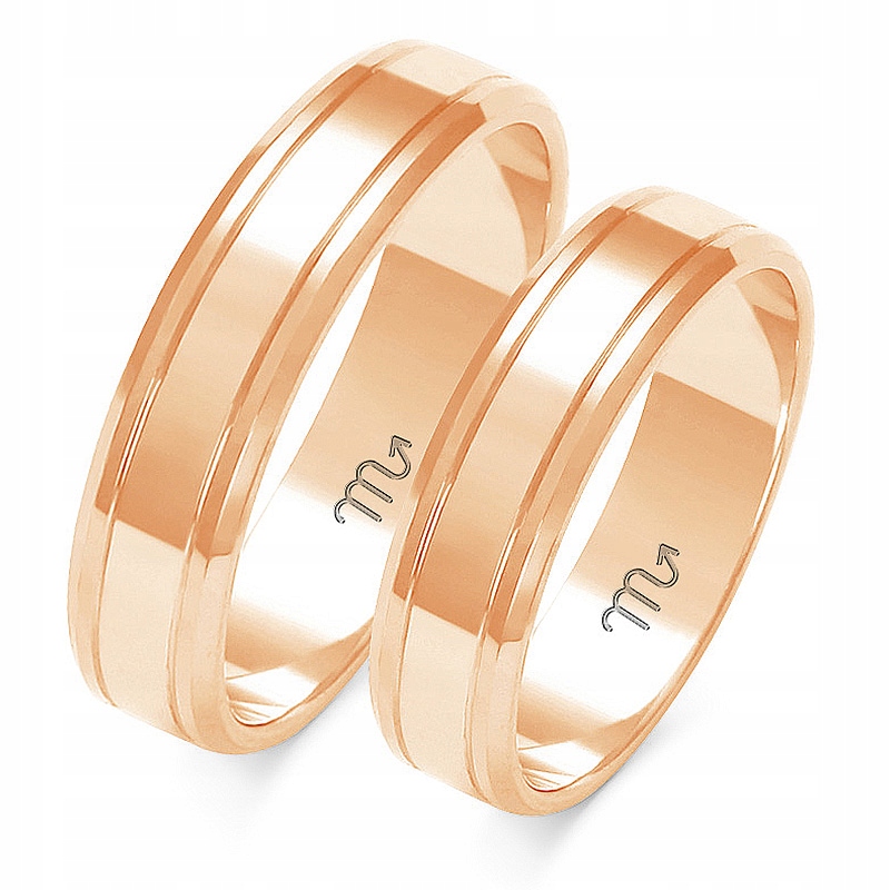 Zlaté Prsteny 14K 5 mm id A-207