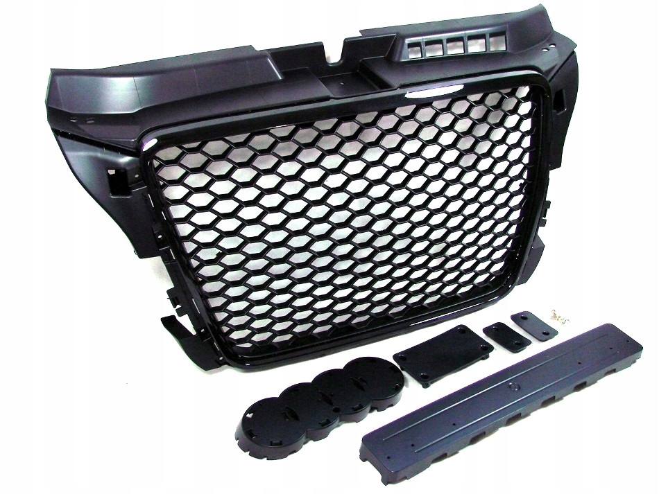Atrapa grill Audi A3 8P0 lift 08 11 RS look polysk