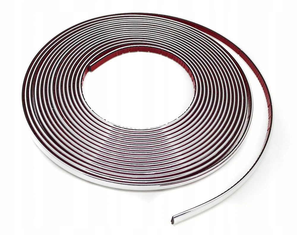 

Listwa ozdobna boczna 14mm Chrom 5 metrów rolka