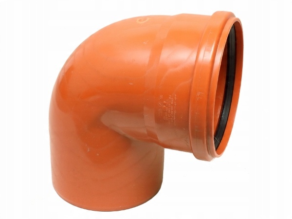 

Kolano do kanalizacji Pvc-u 200 < 87,5 90