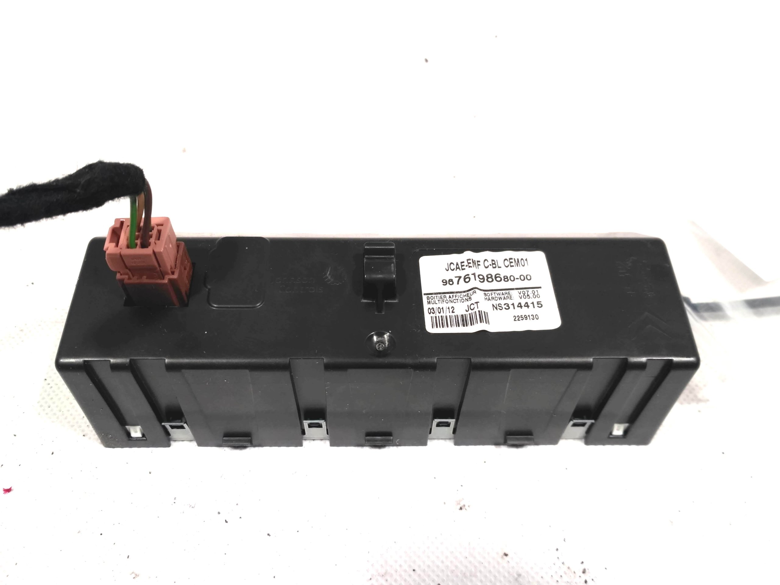 9676198680 WYŚWIETLACZ DESKI LCD CITROEN C4 II DS4 Producent części Citroen OE