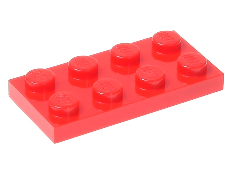

Lego Płytka zwykła 2x4 3020 czerwona 2 szt.