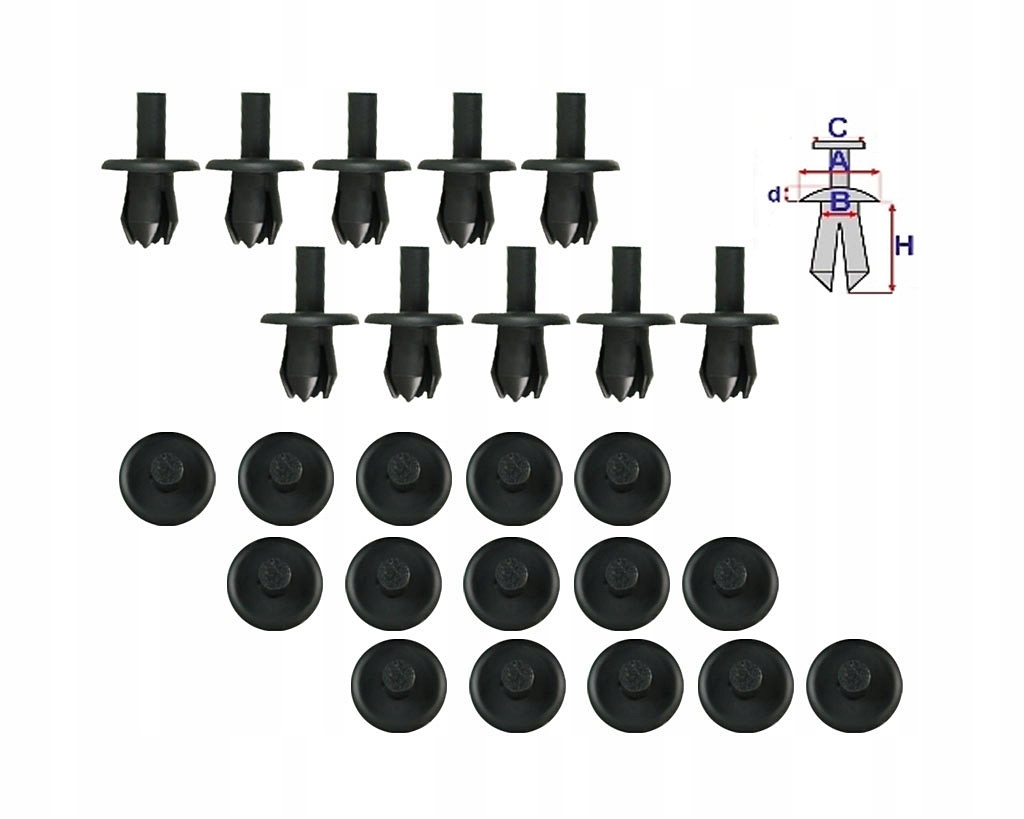 OPEL VECTRA B C ZAFIRA A B SPINKA NADKOLA LISTWY