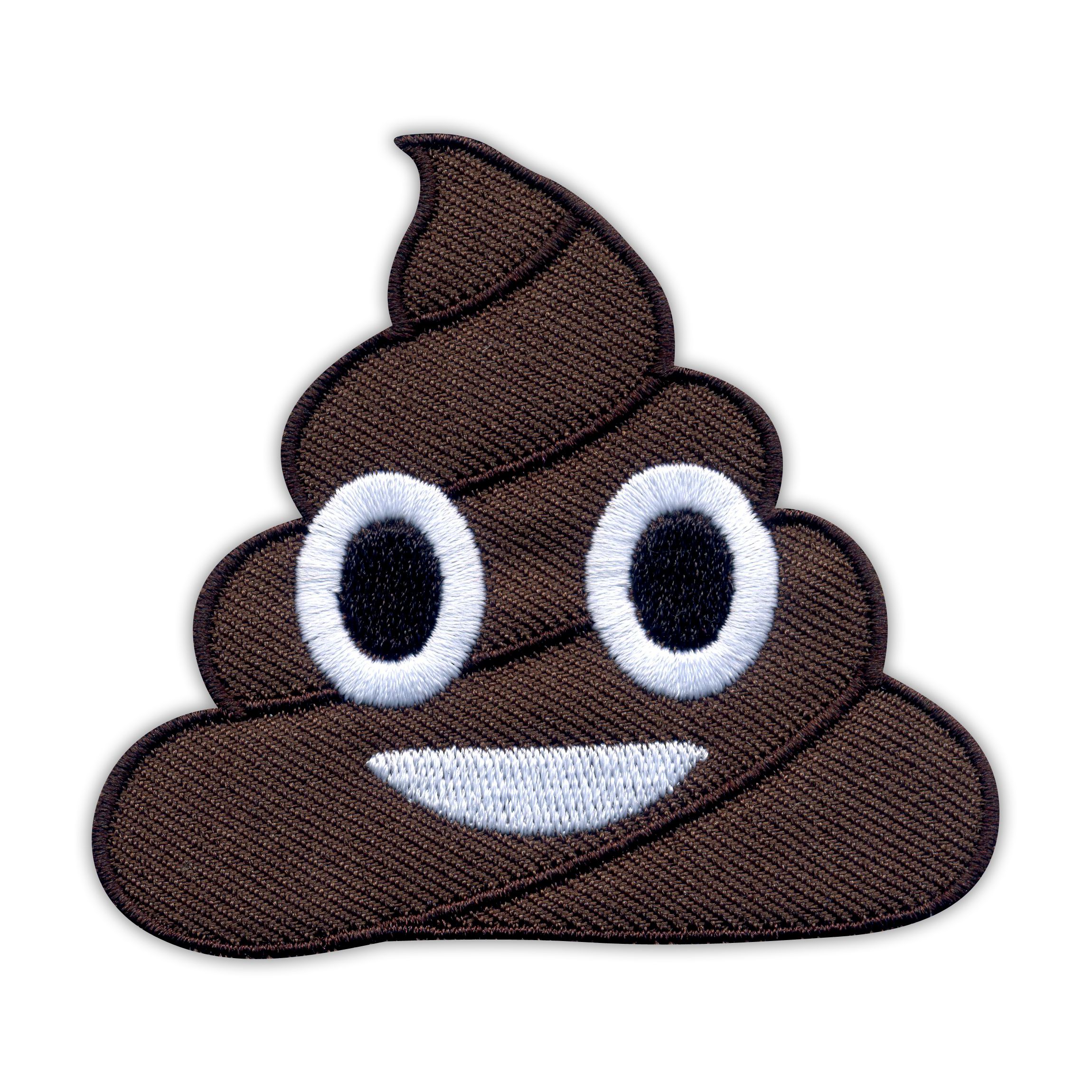 Nášivka KUPA EMOJI, Pile of Poo, Poop HAFT