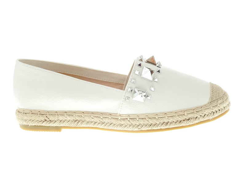 

Espadryle Damskie Ćwiekie MB6471 White r.40