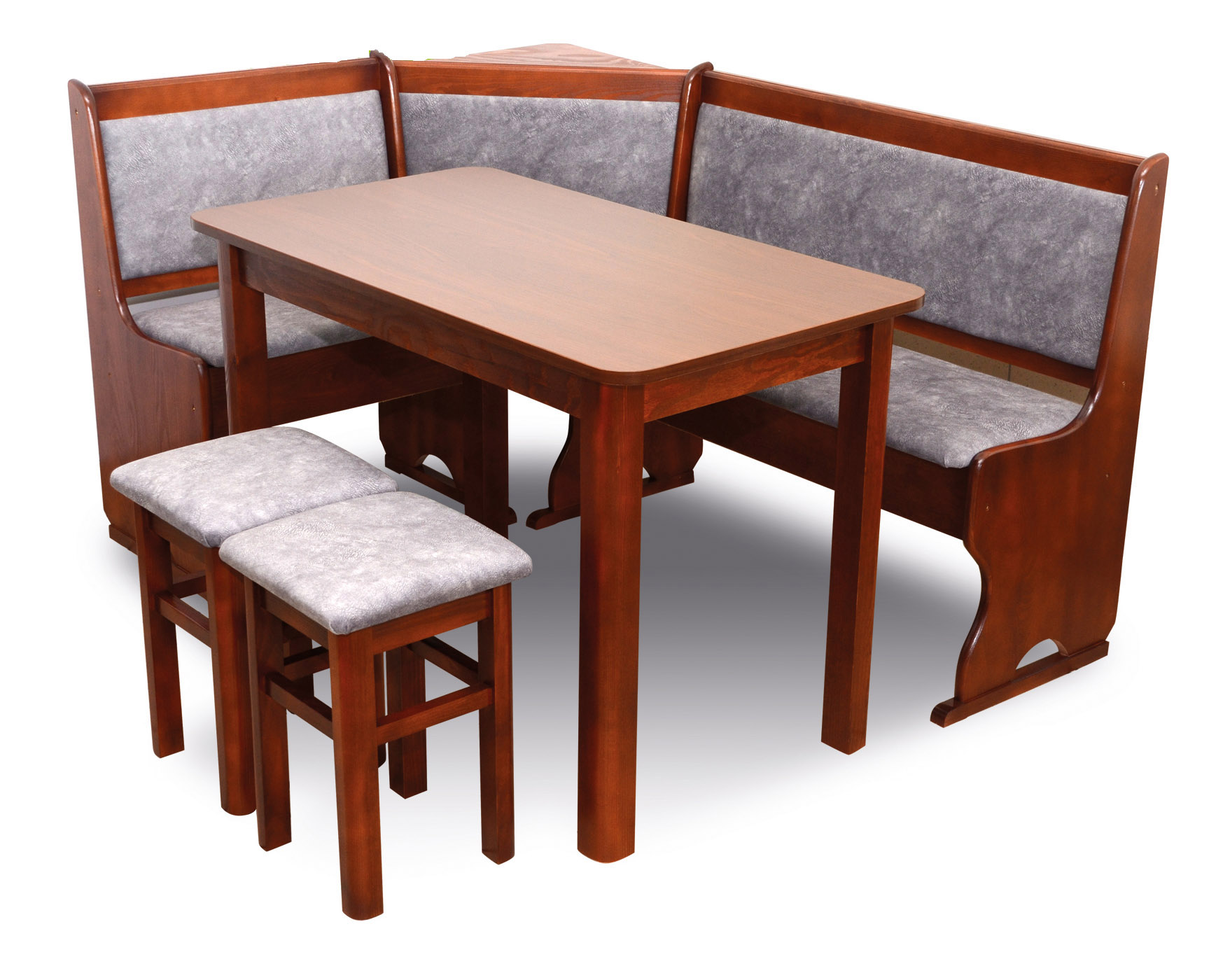 Taboret Drewniany WT 8 Tapicerowany 1 szt. Hit Kolor mebla orzech