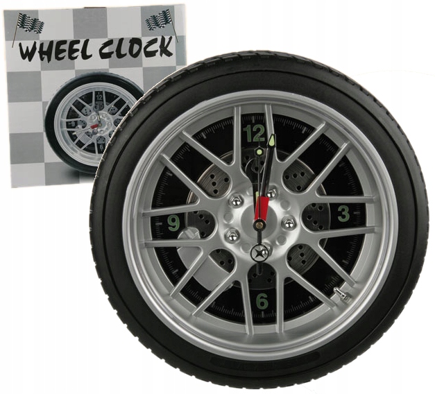 ZEGAR ŚCIENNY OPONA Podświetlenie LED auto Gadżet Kod producenta P1639