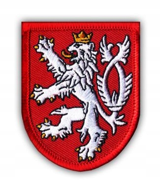Czechy Naszywka Herb Czech, Czeski Haft